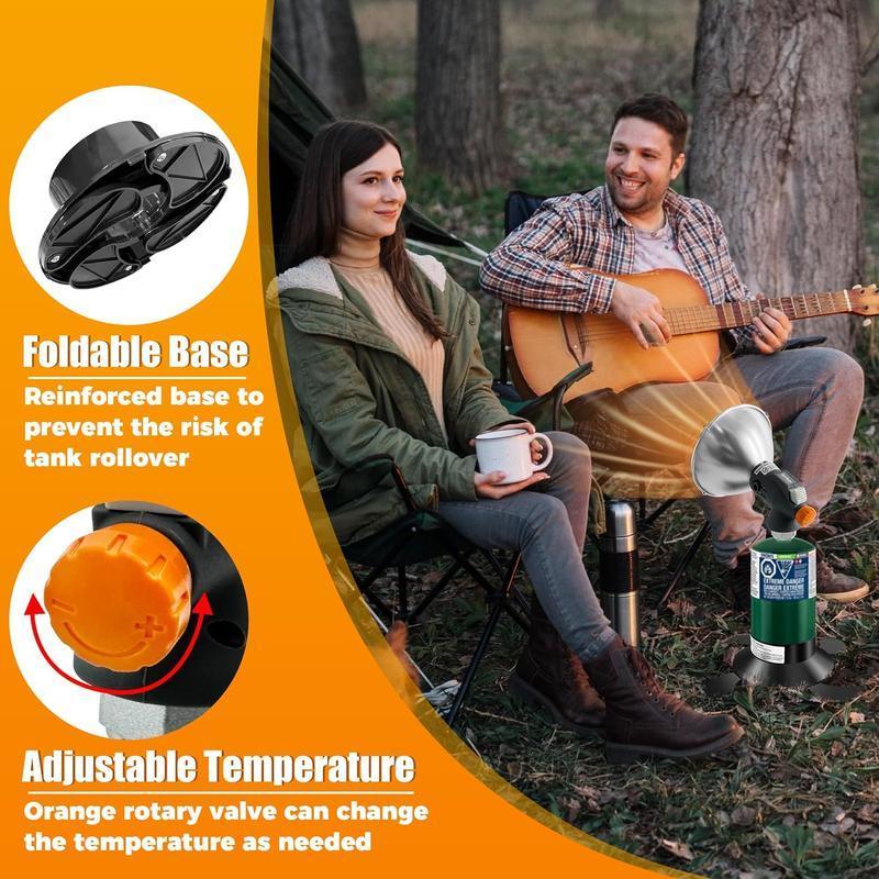 8500BTU Portable Propane Heater – Reinforced Base & Tank Holder ⛽